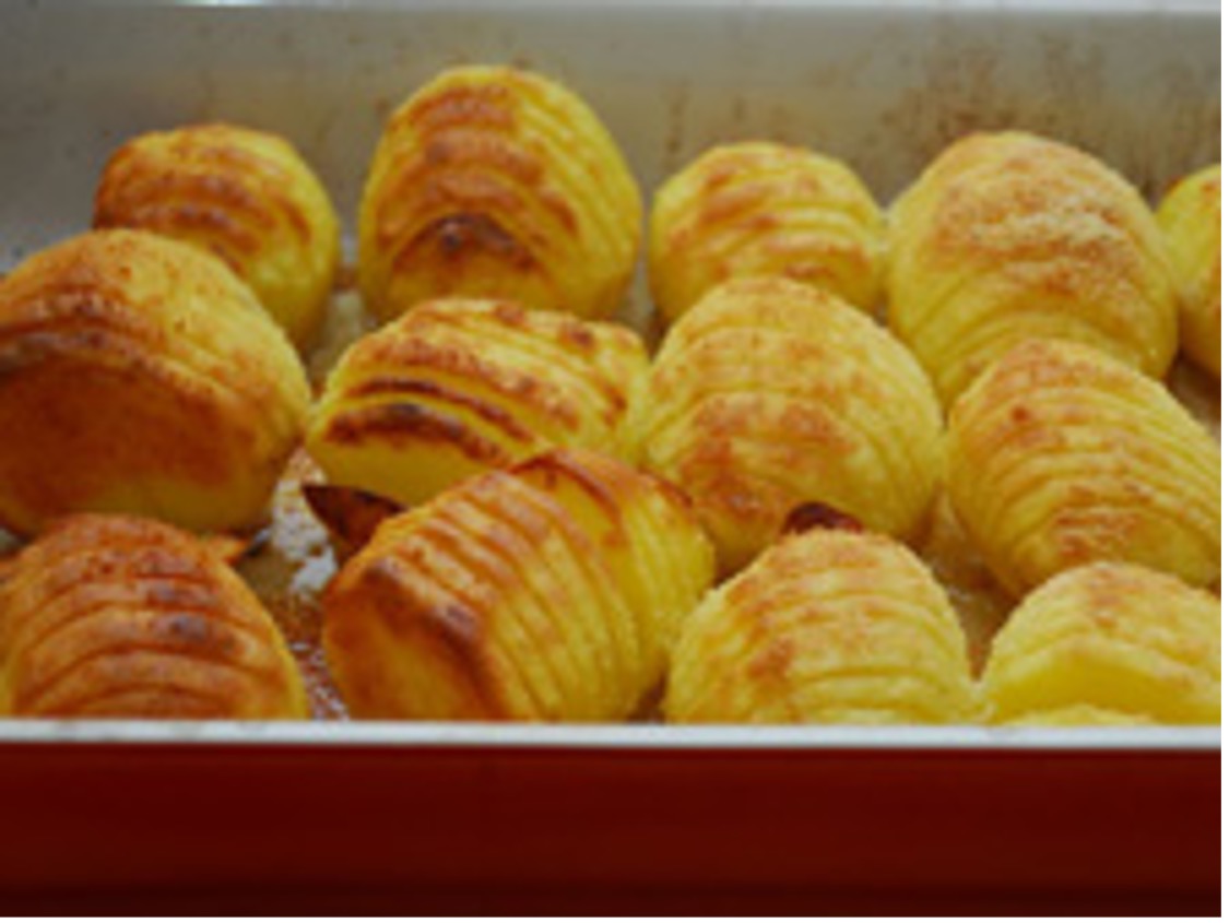 Hasselbackspotatis